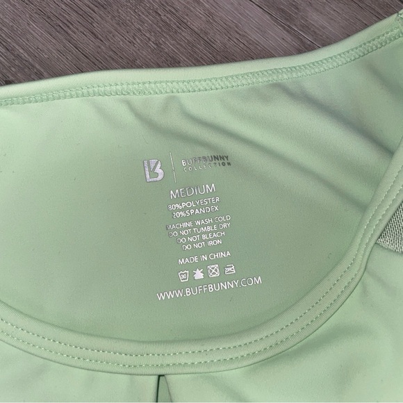 BuffBunny Step Up Crop Sports Bra in High Voltage - Picture 6 of 7